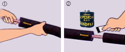 エアロフレックス チューブの施工/標準品